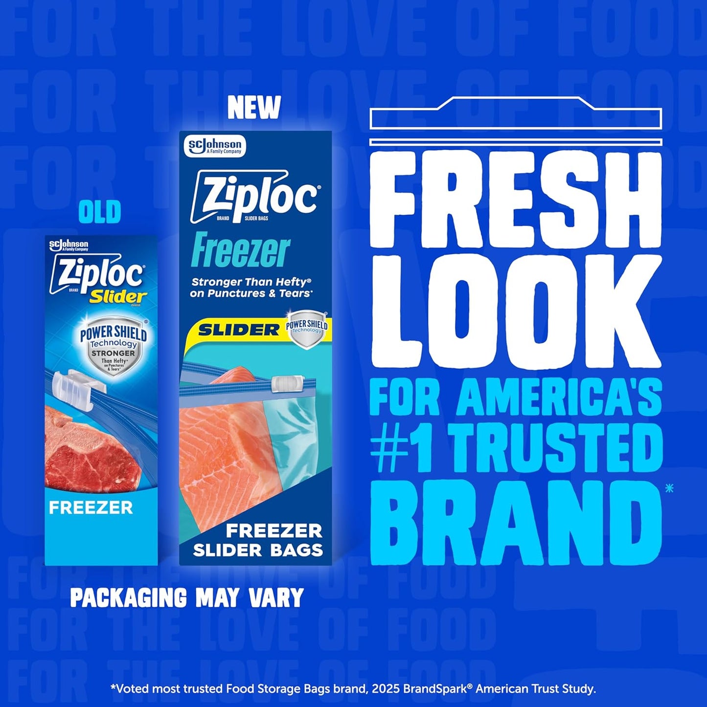 Ziploc Quart Food Storage Freezer Slider Bags, 136ct Total, Durable, 34 Count, 4 Pack (Packaging May Vary)