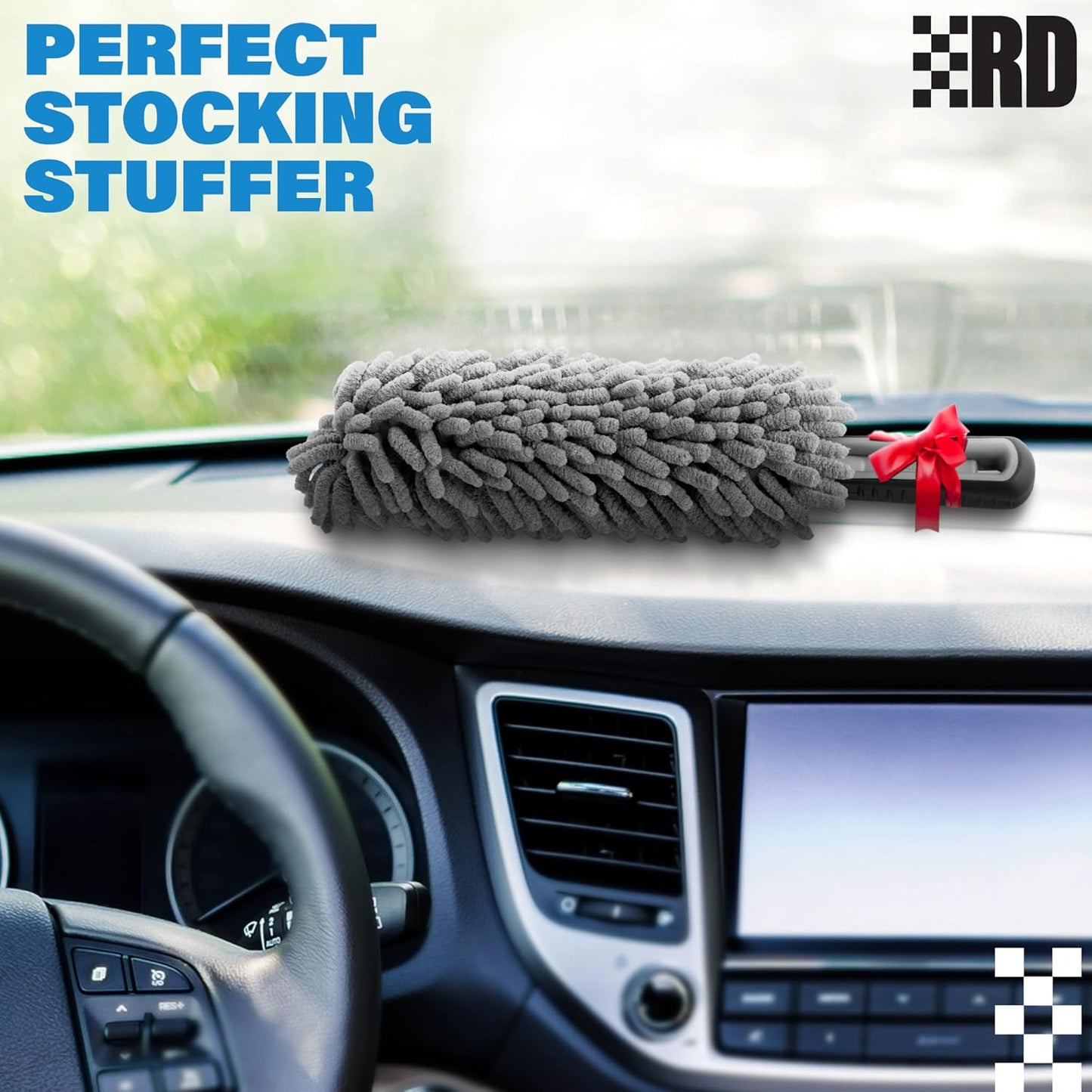 Professional Car Duster Interior – Car Accessories for Women and Men (Lint & Scratch Free)