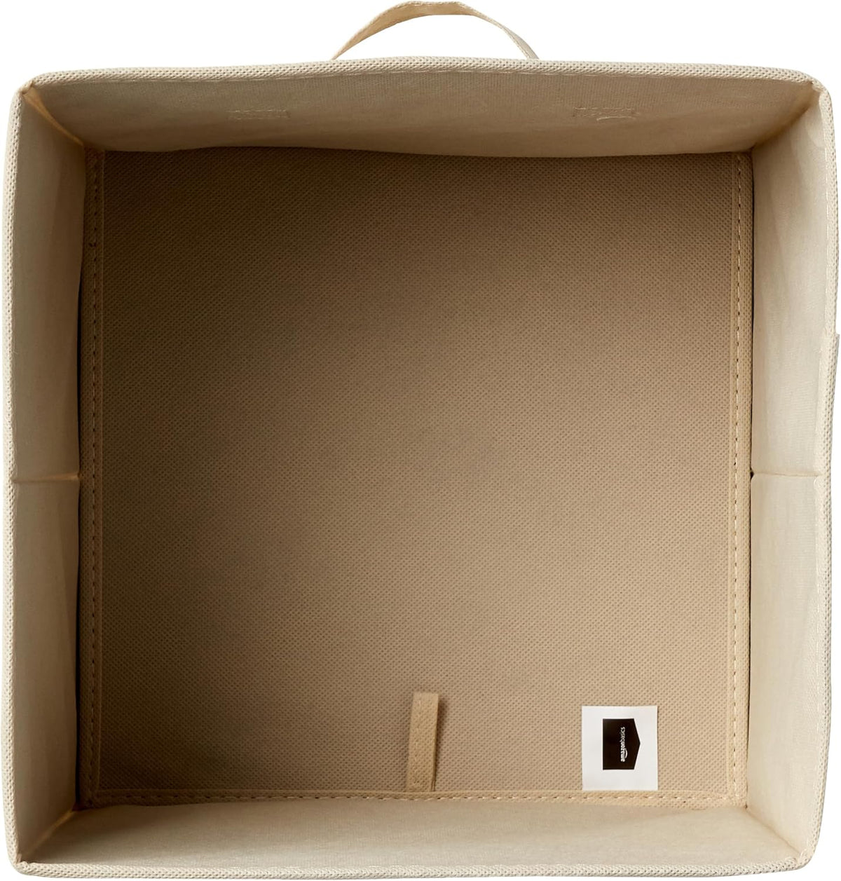 6-Pack Collapsible Fabric Storage Cubes with Handles – Durable Cloth Bins for Closet, Shelf, or Cube Organizer, Beige
