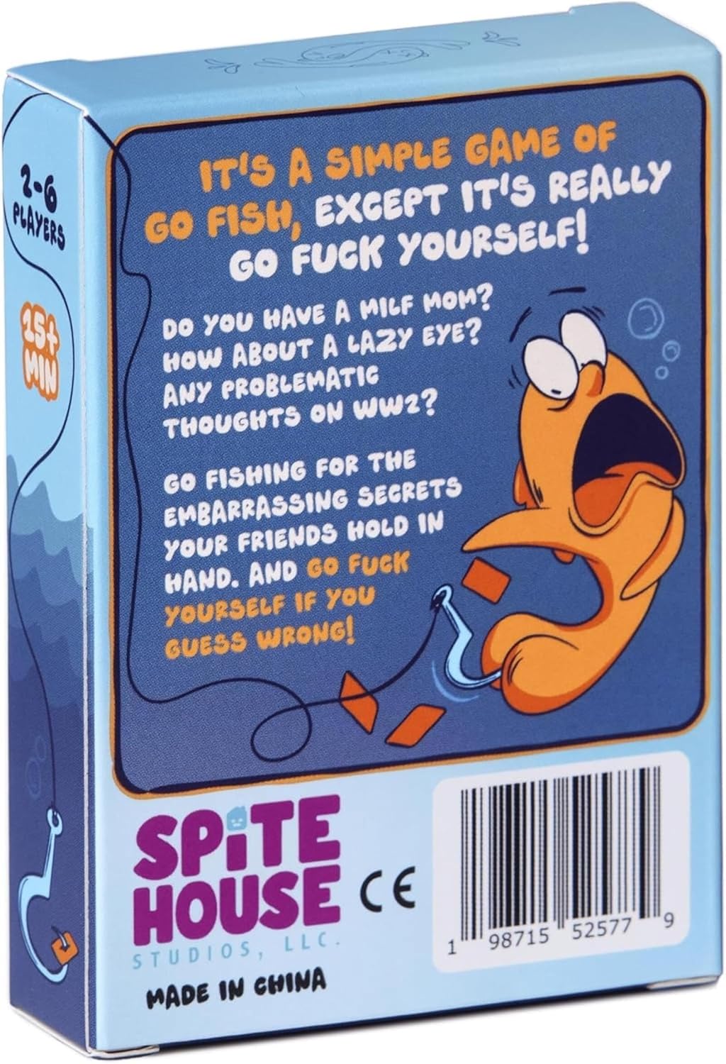 Go F Yourself! – The Grown Up Go Fish Card Game You've Always Wanted | Hilarious Party Game for Grown Ups, 2+ Players | 52 Cards, 13 Unique Pairs