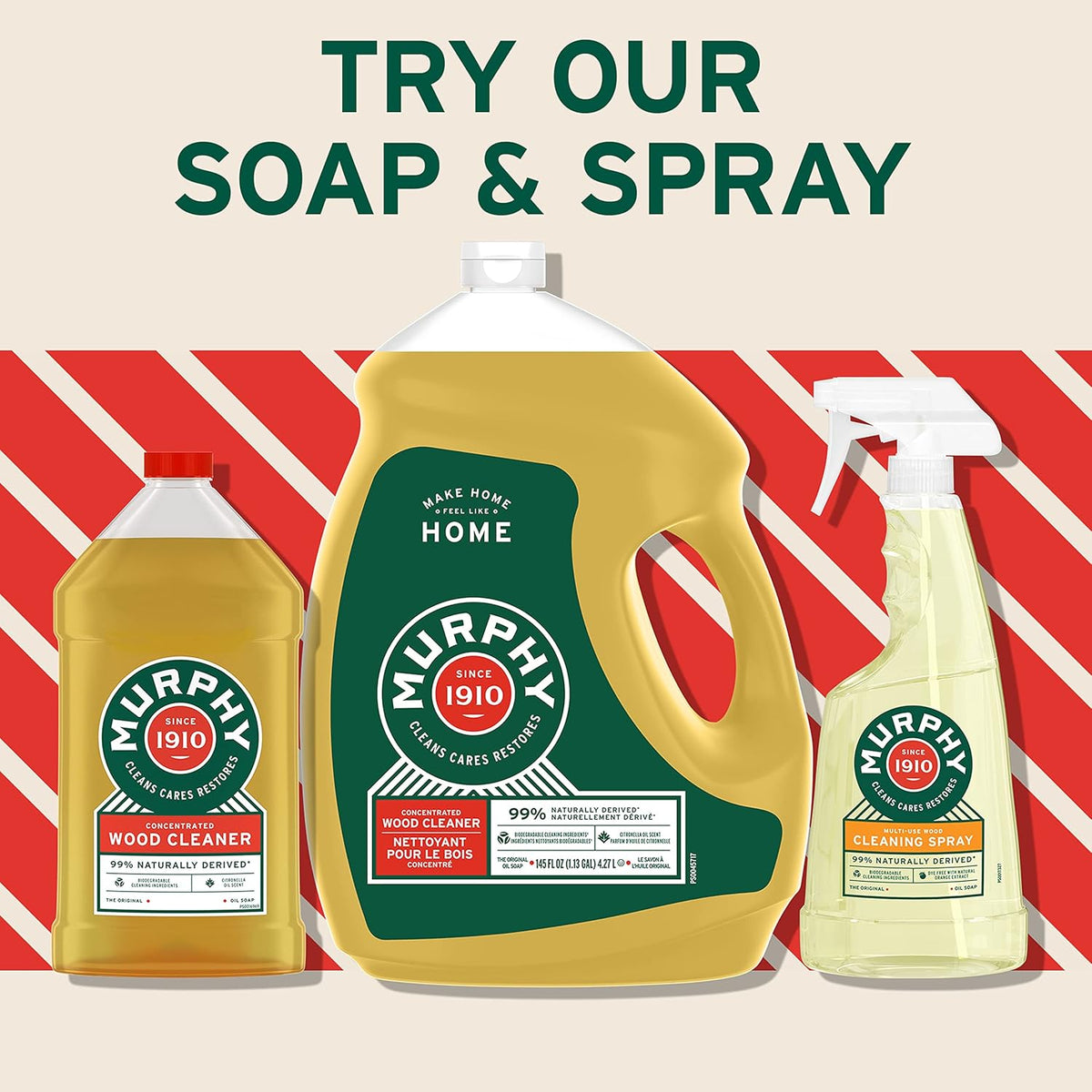 Murphy Oil Soap Wood Cleaner, 32 Fluid ounce (Pack of 3)