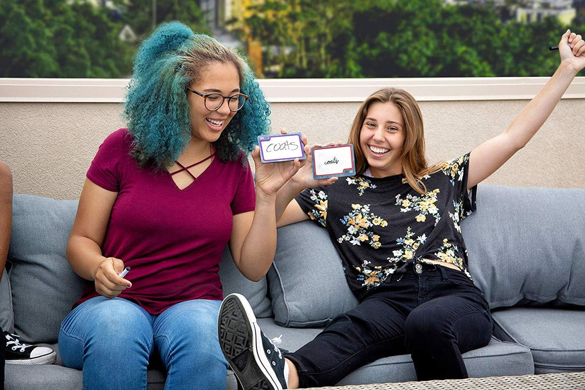 USAOPOLY BLANK SLATE, Where Great Minds Think Alike, Fun Family-Friendly Board Game, Word Association Party Game, Easy to Learn, Fun to Play Family Game Night, 3-8 Players, Ages 8+