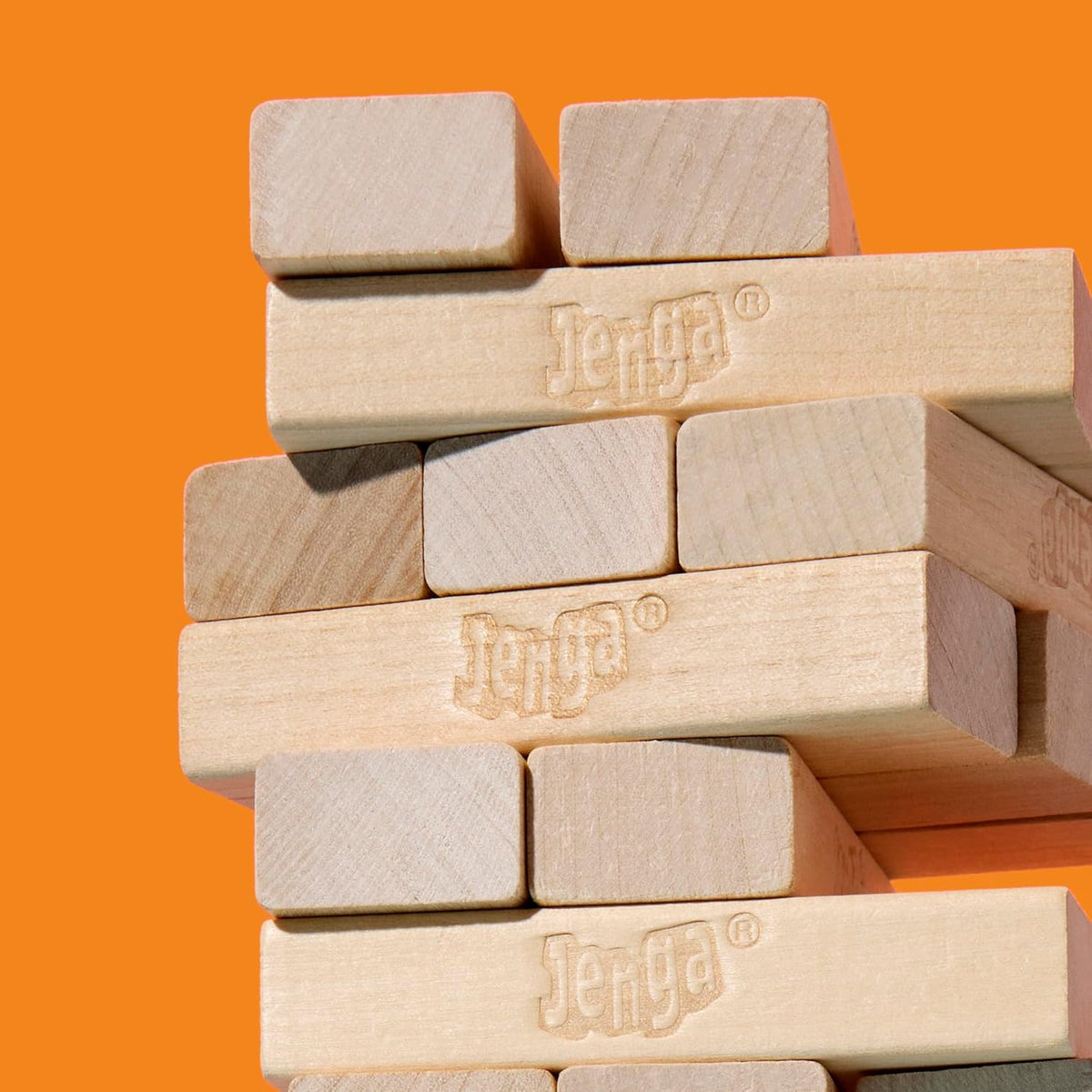 Official Hasbro Games Jenga Game | Digital Die for 6 More Ways to Play | Original Wood Block Game | Stacking Tower | Ages 6+ | 1+ Players | Party Games | Kids