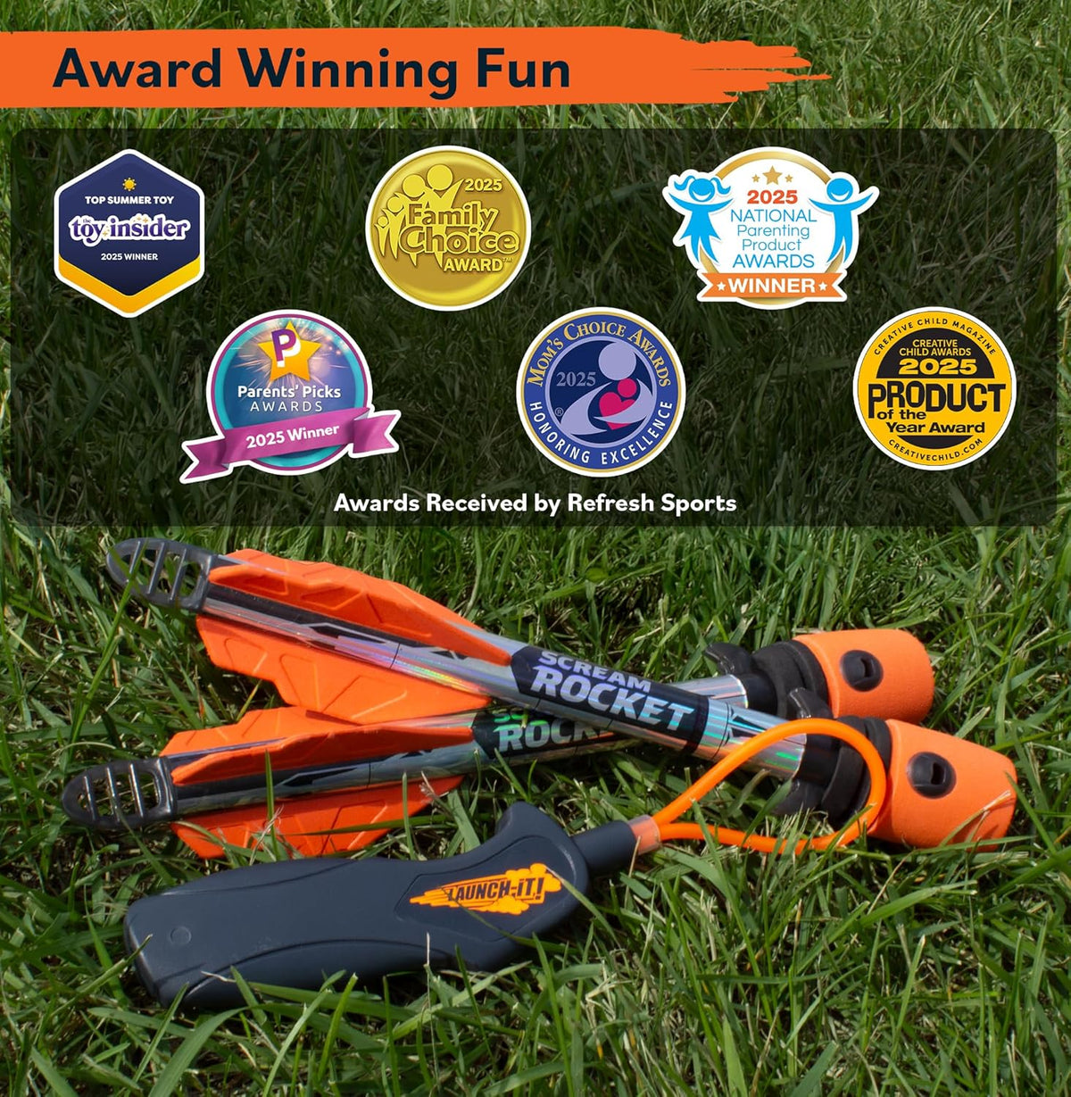 Toy Rocket Launcher for Kids: Best Easter Gifts for Boys & Girls All Ages 8 & Up - Slingshot Rockets Launchers - Easter Basket Stuffers for Teens - Outdoor Toys Gifts for 8 9 10 11 12 13 Year Old Boys